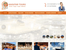 Tablet Screenshot of kaoutartours.com